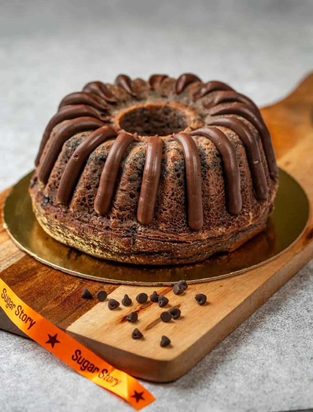 Double Chocolate with Chocolate Sauce