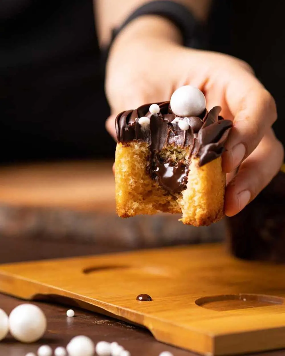 Vanilla Center filled cupcake