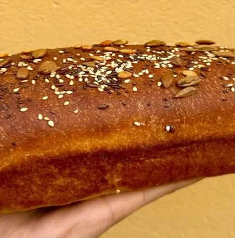 Double Seeded Multigrain Bread - Eggless