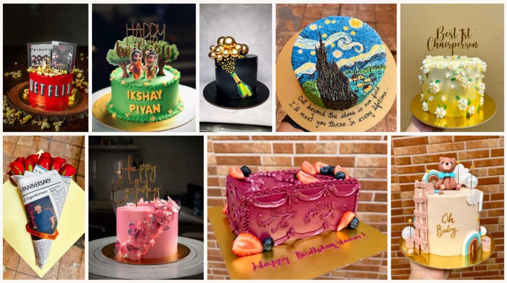 Customized birthday cake design from Sugar Story Kolkata